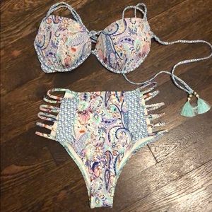 Victoria Secret high waisted suit